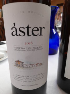 Wijnproeverij Bodegas Aster - Aster 2016 - voor
