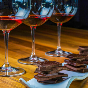 Wijn en chocolade proeven op maat