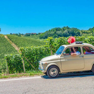 Wijnreis met oldtimer tour op maat in de Piemonte