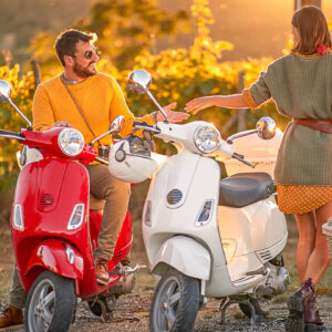Wijn en Vespa tour op maat