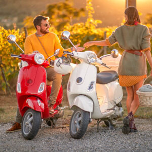Wijn en Vespa tour op maat