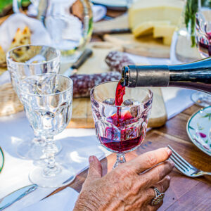 Verticale wijnproeverij bij Bologna